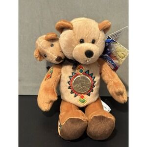 Limited Treasures Sacagawea & Pomp The Golden 2000P Liberty Dollar Coin Bear NWT